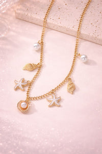 Collier Océan Élégance - Acier Inoxydable doré