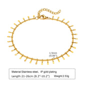 Stainless Steel Lucky Evil Eye Anklet Bracelet for Women, Blue Eye Beaded Chain Foot Anklets Summer Beach Lucky Amulet Gift