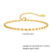 Stainless Steel Lucky Evil Eye Anklet Bracelet for Women, Blue Eye Beaded Chain Foot Anklets Summer Beach Lucky Amulet Gift