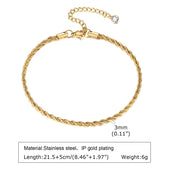 Stainless Steel Lucky Evil Eye Anklet Bracelet for Women, Blue Eye Beaded Chain Foot Anklets Summer Beach Lucky Amulet Gift